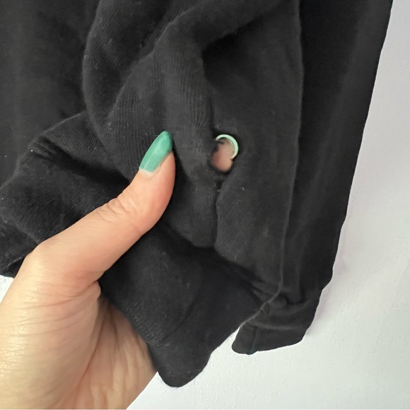 Citizens of Humanity Cora Henley Sweatshirt Black - Picture 11 of 13